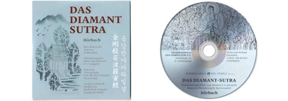 Cover und CD des H&ouml;rbuchs zum Diamant-Sutra
